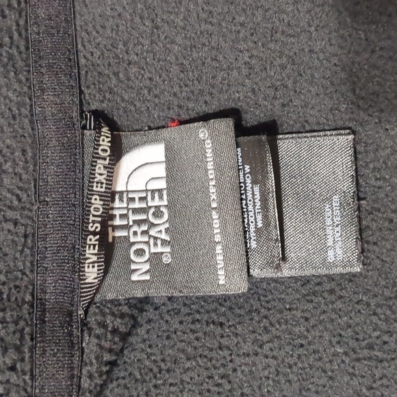 Men's North Face 1/4 Quarter Zip Gridded Fleece Pullover Sweater Top Size Medium - Picture 5 of 6